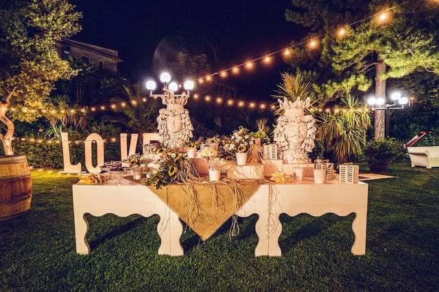 Sweet Table mit Teste di Moro
